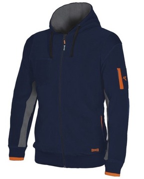 BLUZA ROBOCZA POLAR CIENKI I CIEPŁY ISSA BLUE 3XL