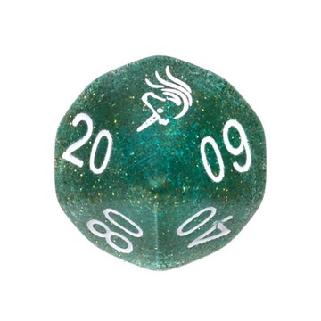 Кубики для РПГ, 7 шт. Акрил - Единороги.