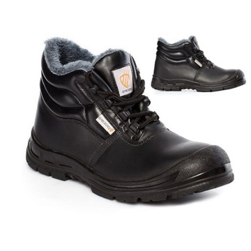 WINTER STRONG S3 Buty Trzewiki robocze BHP ocieplane METAL FREE męskie 42
