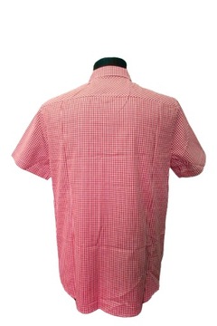 Koszula męska w kratę Americanos czerwony rozmiar M