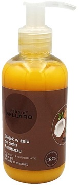 Fergio Bellaro Olejek w żelu do ciala i masażu Coconut & Chocolate 170 ml