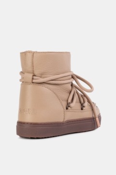 Зимние ботинки INUIKII Full Leather, бежевые