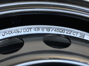 4× DISK OCELOVÝ SUZUKI 4.5" X 14" 4X100 ET 45