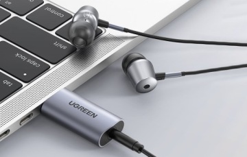 АДАПТЕР UGREEN КАРТА АДАПТЕРА АУДИО AUX USB A 2.0 НА MINIJACK 3,5 ММ