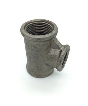 Trójnik redukcyjny 6/4x1x6/4 czarny
