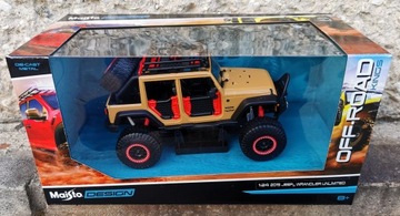Модель MAISTO 1:24 JEEP WRANGLER БЕЗЛИМИТНОЕ ВНЕДОРОЖЬЕ