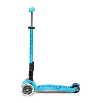 HULAJNOGA MAXI MICRO DELUXE LED BRIGHT BLUE FOLDABLE SKŁADANA MMD092