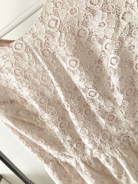 Расклешенное кружевное платье, цветы L