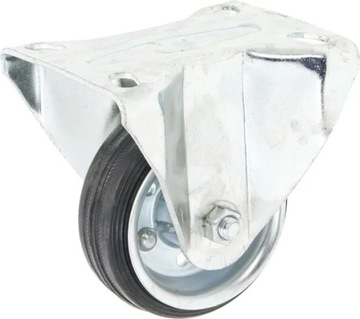 Koło stałe metalowo gumowe z łożyskiem Ø 80x30 mm,