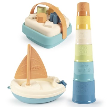 SMOBY Little Green Set Лодочная башня-сортировщик из биопластика