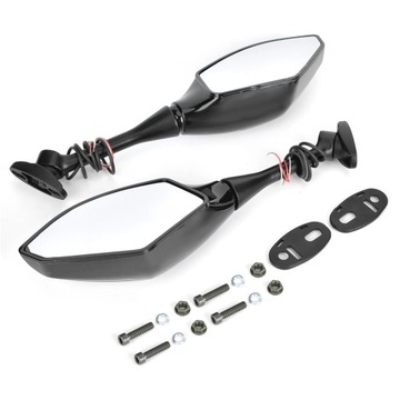 2 szt. Motocyklowe lusterka kierunkowskazów LED pasuje do Honda CBR600RR/