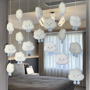 3D украшения с облаками. Орнаменты с облаками. Дверные занавески.