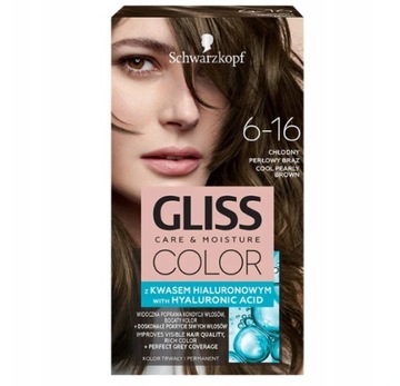 Gliss Color Farba 6-16 Chłodny Perłowy Brąz