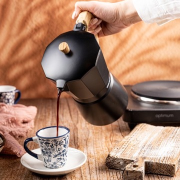 Kawiarka Zaparzacz do Kawy KINGHoff KH-1886 Indukcja 6 Filiżanek Espresso