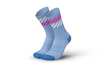 Incylence Skarpety Rowerowe Biegowe Merino Light Lanes water pink 43-46