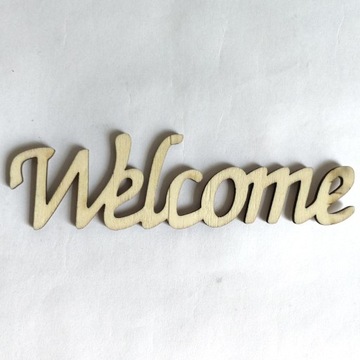 Добро пожаловать украшение деревянный вырез знак приветствия для деревенского домашнего декора стены