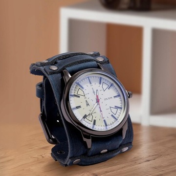 Мужской кожаный ремешок для часов