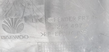PODBĚH PRAVÝ PŘEDNÍ DAEWOO LEGANZA ORIGINÁLNÍ