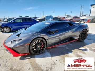 Lamborghini Huracan STO 5.2 V10 640KM 2022 Lamborghini Huracan 2022r., Sto, 5.2L, od ubezpieczalni 5.2 Benzyna 639KM