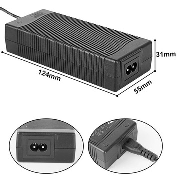 ŁADOWARKA Z LED 29.4 V 2A DO ROWER ELEKTRYCZNY