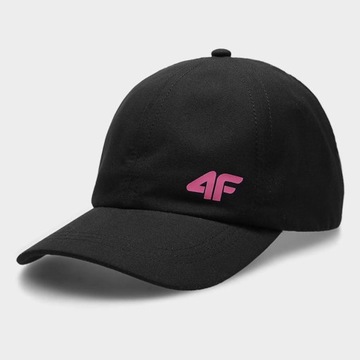 Czapka z daszkiem 4F 4FJSS23ACABF103 21S - CZARNY