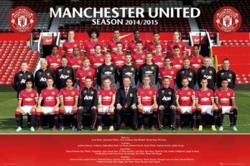 Plakat Manchester United Drużyna 91,5x61 cm
