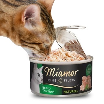 KARMA PUSZKA MIAMOR FILETS TUŃCZYK BONITO 80g