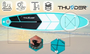 SUP доска 320СМ, надувной КОМПЛЕКТ, сиденье с веслом + РЮКЗАК