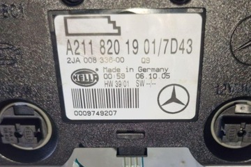 OSVĚTLENÍ VNITŘNÍ MERCEDES-BENZ E (W211) A2118201901 3.0L DIESEL 140KW