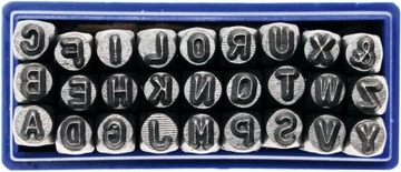 NUMERATORY LITERY NUMERATOR ZNACZNIK 3 mm ALFABET
