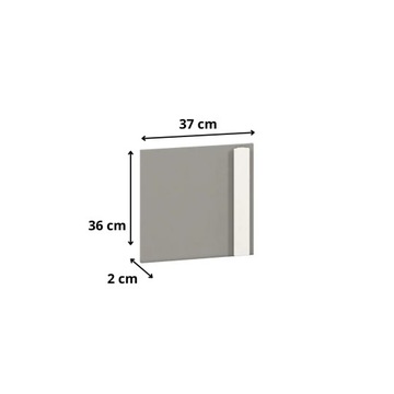 Front Drop 06 W ML Коллекция мебели Drop Серый платиновый
