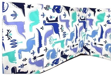 Ochraniacz bawełniany do łóżeczka ochraniacz na szczebelki 30X360cm dino