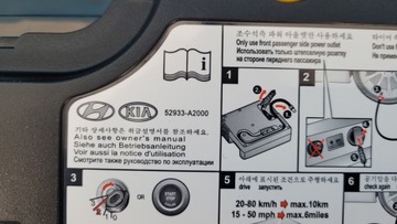 KIA STONIC 17r РЕМКОМПЛЕКТ КОЛЕСНОГО КОМПРЕССОРА ПЕРВЫЙ КОМПЛЕКТ ДОМКРАТ 52933-A2000