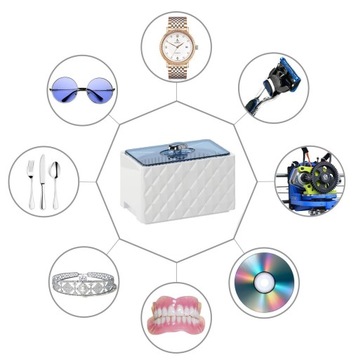 Myjka wanna ultradźwiękowa 600ml sterylizator kosmetyczny mycia części