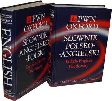 Słownik angielski PWN OXFORD 1-2 książki