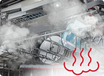Посудомоечная машина Amica DIM62E7qH, 14 комплектов. 7 ПРОГРАММ 60 СМ