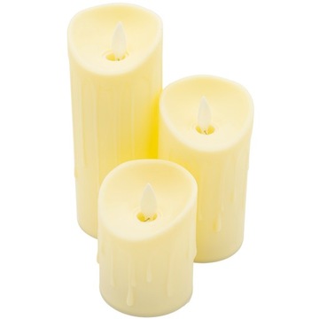 СВЕЧА СВЕЧНАЯ ВСТАВКА LED ДВИЖУЩЕЕСЯ ПЛАМЯ 8X6СМ НА АККУМУЛЯТОРЕ