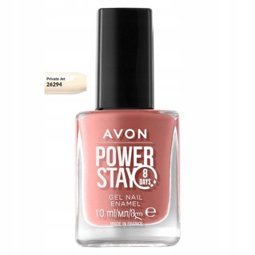 AVON Żelowy lakier Powerstay PRIVATE JET