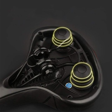 КОМФОРТНОЕ ВЕЛОСИДЕНЬЕ, НА ПОДВЕСКЕ, ШИРОКОЕ, ЭРГОНОМИЧНОЕ, МЯГКОЕ, ВЫСОКОЕ