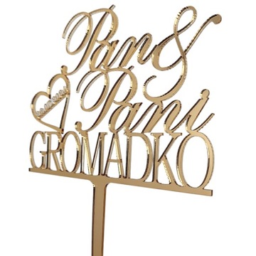 Украшение топпера для свадебного торта с именем, ФАМИЛИЕЙ, ДАтой, цветами