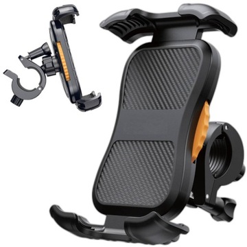 UCHWYT ROWEROWY NA TELEFON DO ROWERU MOTOCYKLA SKRĘCANY ANTY-WSTRZĄSOWY 360