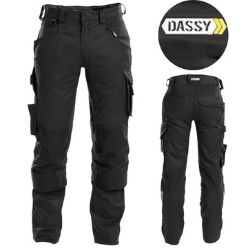 Spodnie robocze Dassy Dynax Czarny 56