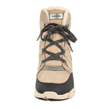 Зимние зимние ботинки Geox J Flexyper G Бежевого цвета.