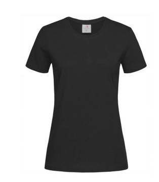 Koszulka T-shirt Stedman damska czarna r. XL