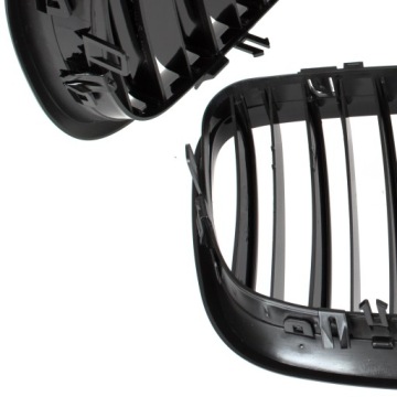 Radiatoriaus grotelės Nerki grill juodos blizgios 2 vnt., skirtos BMW X5 E70 X6 E71 DA-24970 – nuotrauka 10