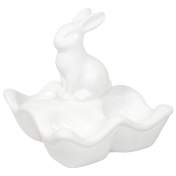 PODSTAWKA DO 4 JAJ JAJEK Z ZAJĄCEM WIELKANOCNYM ZAJĄCZKIEM NA JAJKA