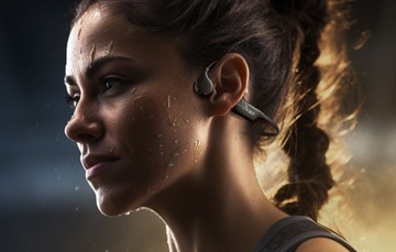 БЕСПРОВОДНЫЕ СПОРТИВНЫЕ НАУШНИКИ BLITZWOLF BONE С КОСТНОЙ ПРОВОДИМОСТЬЮ