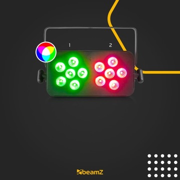 Efekt świetlny DJ Bank LED RGBW DMX IEC pilot