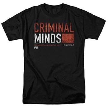 Koszulka Criminal Minds FBICBS, biała, koszulka XXL KOSZULKA, M