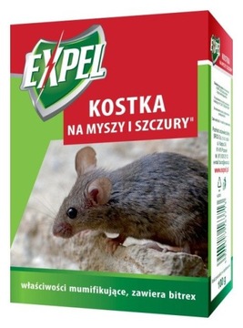 Expel Kostka na Myszy i Szczury 300g PRZYNĘTA